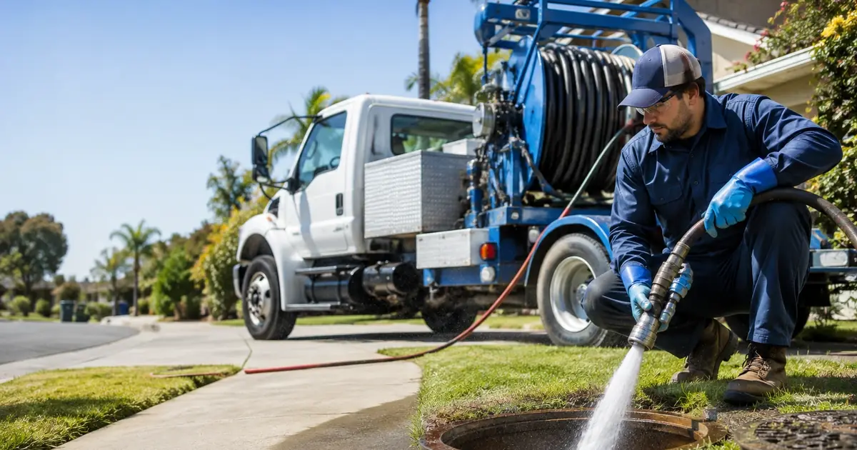 Hydro jet sewer cleaning Fallbrook