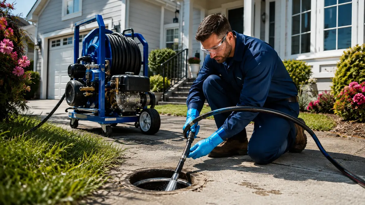 Residential Hydro Jet Drain Cleaning in Fallbrook