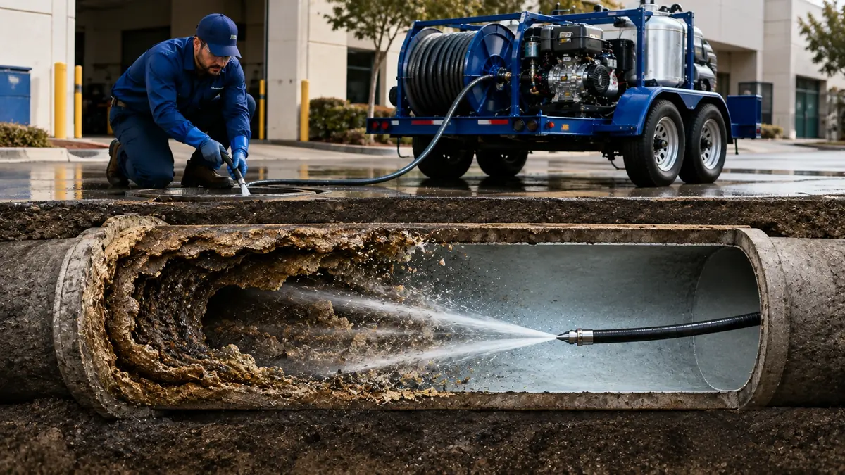 Sewer Pipe Descaling in Fallbrook